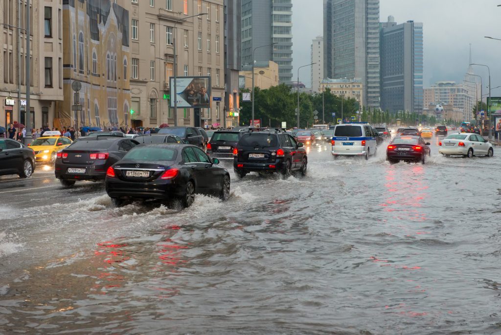 Москва под водой